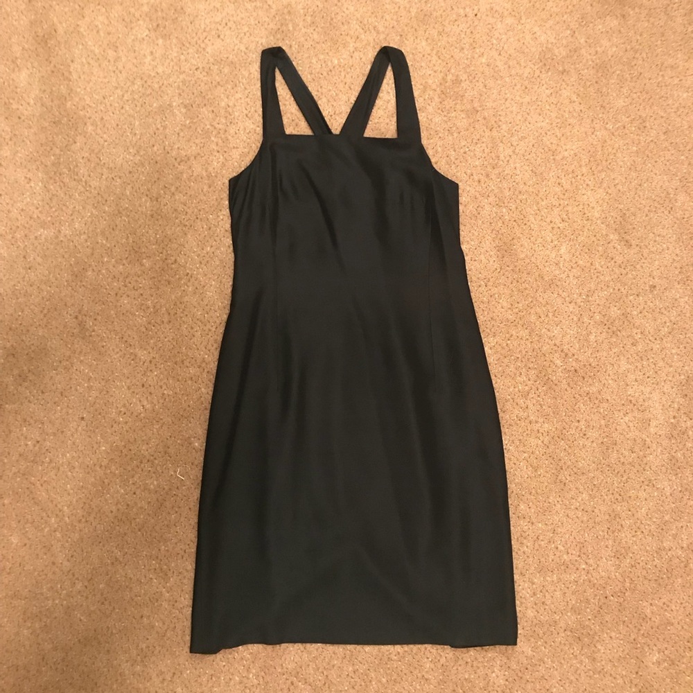 EUC 100% Silk Ann Taylor little black dress
